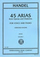 45 Arias from Operas and Oratorios No. 1 Vocal Solo & Collections sheet music cover